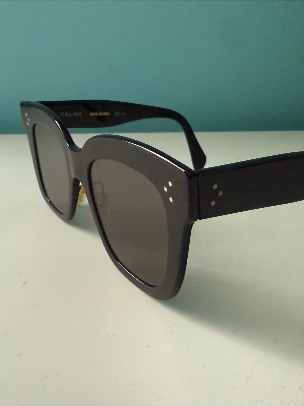 Celine Black Square Oversized Sunglasses